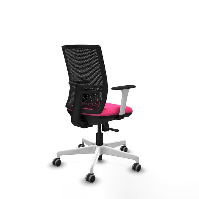 PIQUERAS Y CRESPO Silla de oficina Yunquera Sincro Rosa y Negro PIQUERAS Y CRESPO Silla de oficina Yunquera Sincro Rosa y Negro