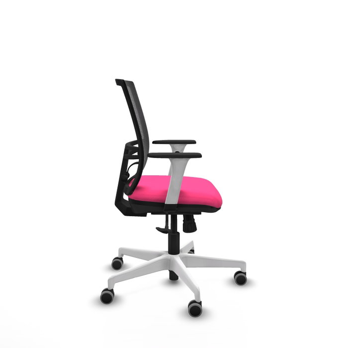 PIQUERAS Y CRESPO Silla de oficina Yunquera Sincro Rosa y Negro PIQUERAS Y CRESPO Silla de oficina Yunquera Sincro Rosa y Negro