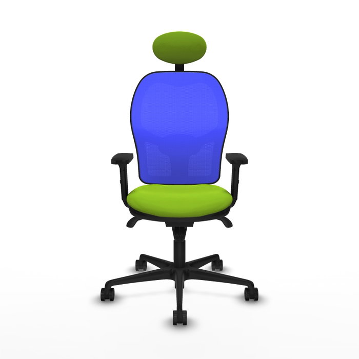 PIQUERAS Y CRESPO Silla de oficina Jorquera con mecanismo sincro, pistacho y azul PIQUERAS Y CRESPO Silla de oficina Jorquera con mecanismo sincro, pistacho y azul