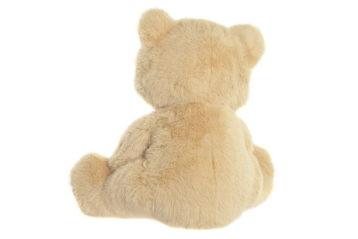 DKD Home Decor Peluche Oso Beige Crema 35x42x45 cm (4 Unidades)