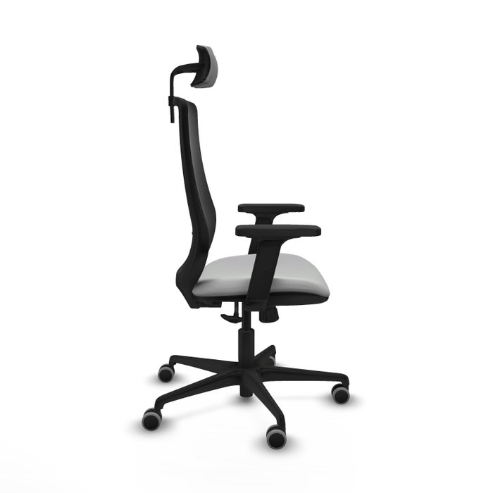 PIQUERAS Y CRESPO Silla de oficina Mardos con mecanismo Sincro, Gris claro y Negro PIQUERAS Y CRESPO Silla de oficina Mardos con mecanismo Sincro, Gris claro y Negro