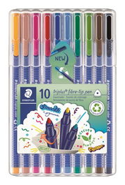 Rotulador Fibra Staedtler 323 Triplus Color Estuche De 10