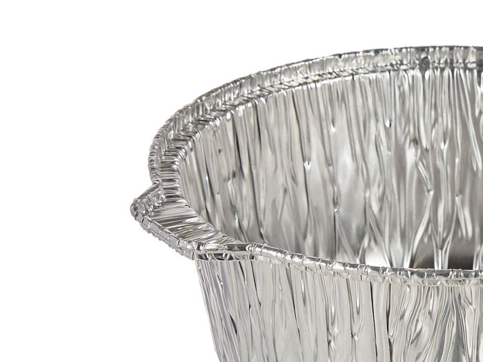 Kinvara Set 2 Ollas Aluminio Tapa Mediana Plata 26x12x29 cm (Set de 12)