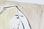 DKD Home Decor Set de 4 Cuadros de Lienzo Enmarcados Mujer 50x70 cm Beige y Negro