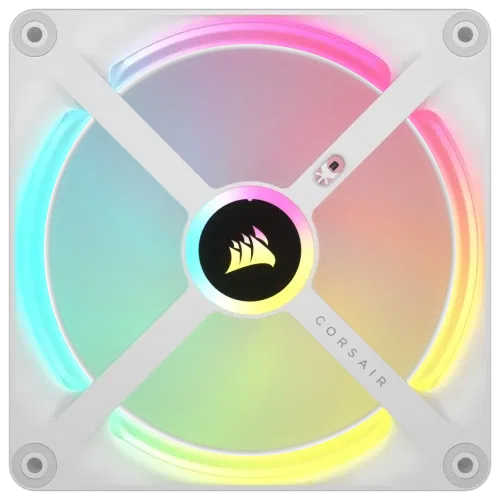 Corsair CO-9051008-WW Sistema de Refrigeración para Ordenador, Ventilador de Carcasa de 14 cm, Blanco, 2 Piezas