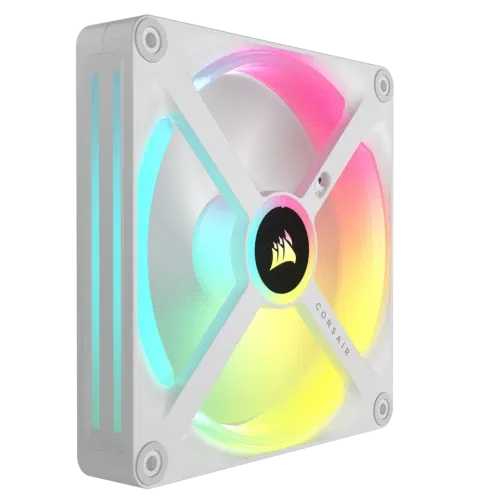 Corsair CO-9051008-WW Sistema de Refrigeración para Ordenador, Ventilador de Carcasa de 14 cm, Blanco, 2 Piezas