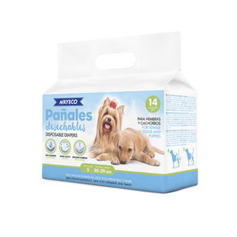 Nayeco Pañal Para Perro Talla S (30-39 cm) - 14 Unidades