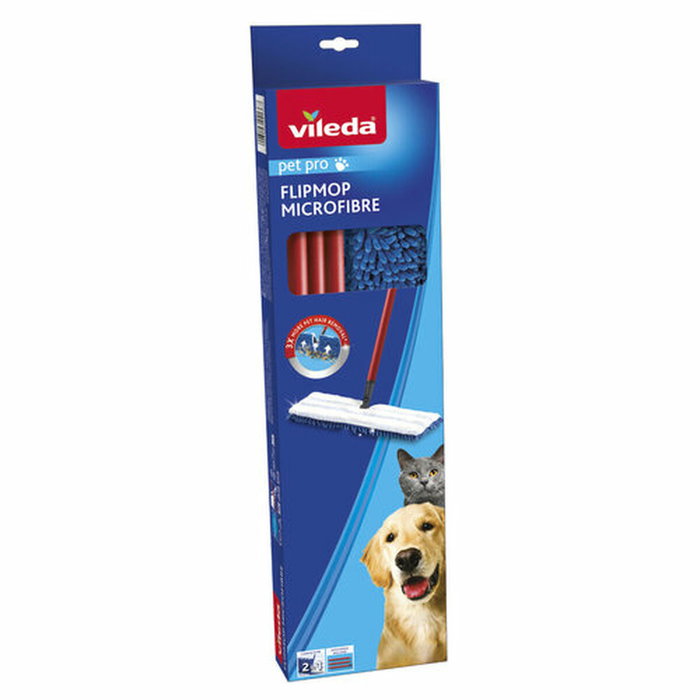 Vileda Mopa MF Flip Mop Pet Pro Azul