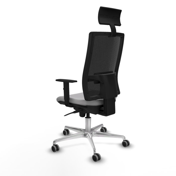 PIQUERAS Y CRESPO Silla de oficina Horna Gris claro y Negro con Mecanismo Sincro
