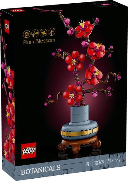 LEGO Set de Construcción Icons Flor de Ciruelo 10369, 327 Piezas, Modelo Decorativo Colección Botanical, Regalo para Adultos LEGO Set de Construcción Icons Flor de Ciruelo 10369, 327 Piezas, Modelo Decorativo Colección Botanical, Regalo para Adultos