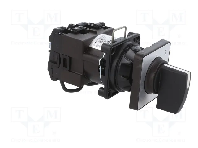 Schneider Electric Interruptor de Leva 12A 4 Posiciones Negro