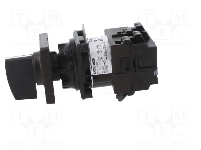 Schneider Electric Interruptor de Leva 12A 4 Posiciones Negro