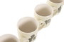 DKD Home Decor Taza Urban Verde Claro Porcelana New Bone 480ml Apto Microondas y Lavavajillas 12 Unidades 13 x 9 x 10.5 cm