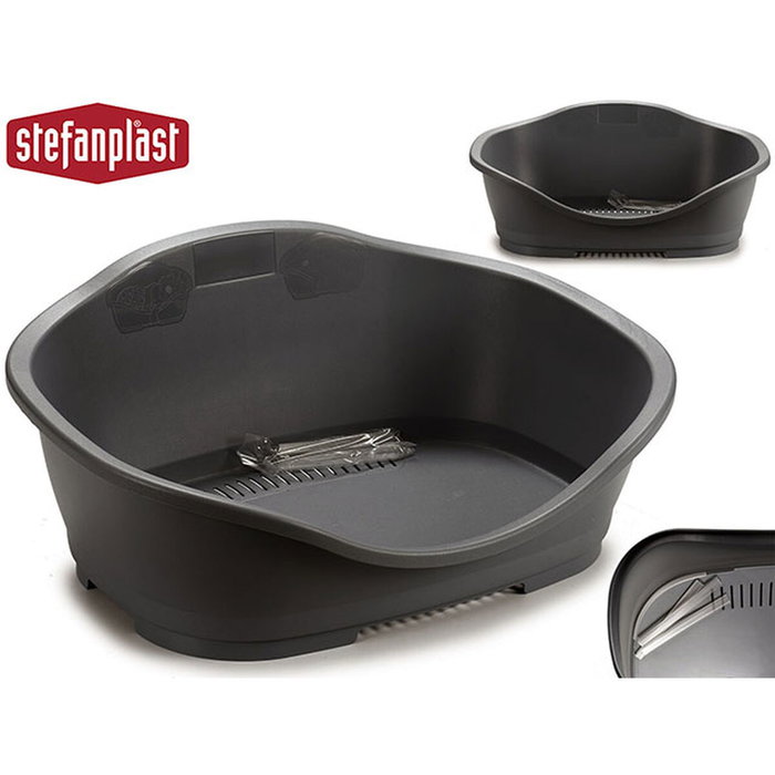 Cama para mascota Stefanplast Gris Plástico 68 x 27,5 x 49 cm 6 Unidades Cama para mascota Stefanplast Gris Plástico 68 x 27,5 x 49 cm 6 Unidades