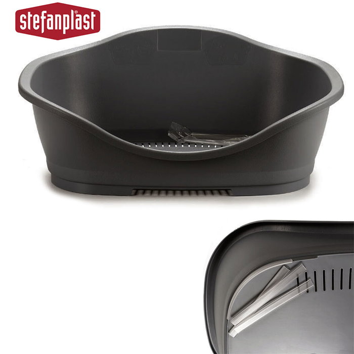 Cama para mascota Stefanplast Gris Plástico 68 x 27,5 x 49 cm 6 Unidades Cama para mascota Stefanplast Gris Plástico 68 x 27,5 x 49 cm 6 Unidades