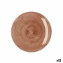 Quid Plato Poliestireno Sunset Coral Naranja 19 cm (12 Unidades) đemedias