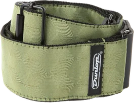 Dunlop Correa Guitarra Bajo Jacquard Hexagon Echo Olive
