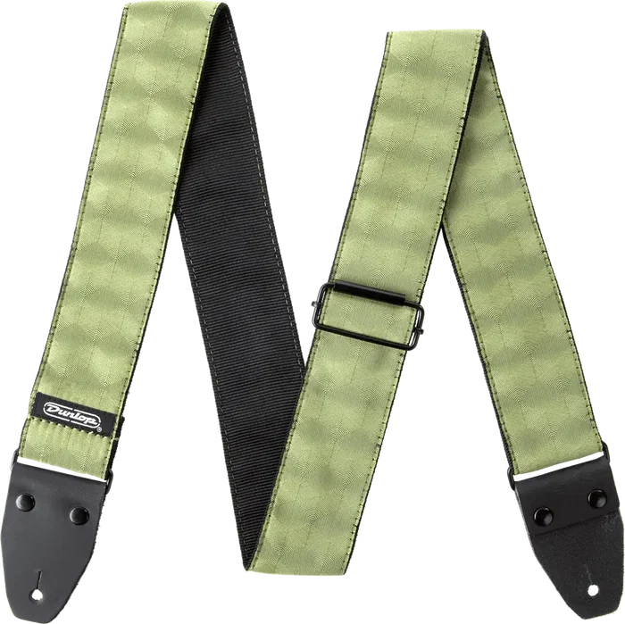 Dunlop Correa Guitarra Bajo Jacquard Hexagon Echo Olive Dunlop Correa Guitarra Bajo Jacquard Hexagon Echo Olive