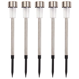 Outfit Juego 5 Lámparas Solares LED 4,5 cm 36 cm IP44