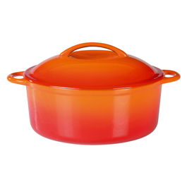 GSW Cacerola Orange Shadow Hierro Fundido Inducción (2 Unidades) Diámetro 24 cm