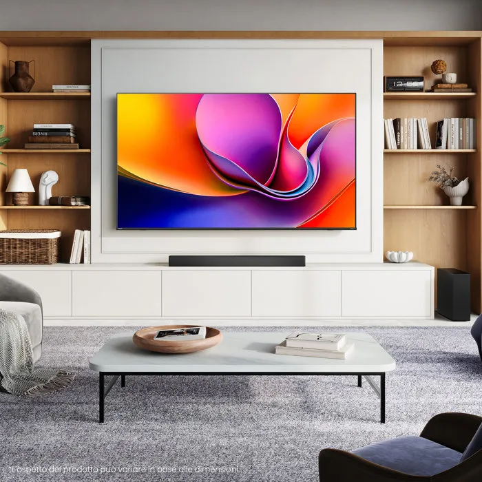 Hisense 43A6Q Televisor 43 pulg. 4K UHD Smart TV VIDAA Negro