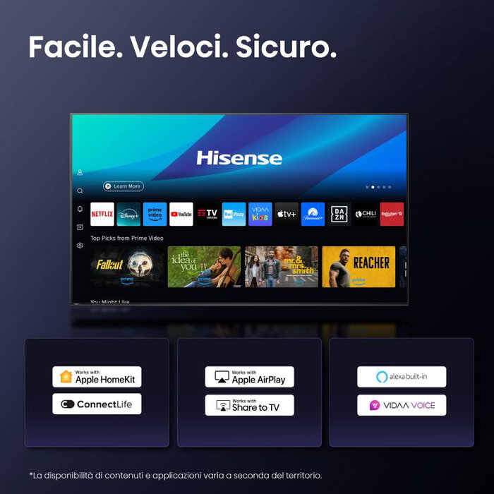 Hisense 43A6Q TV LED Android 4K Ultra HD HDR Smart TV 43 Pulgadas