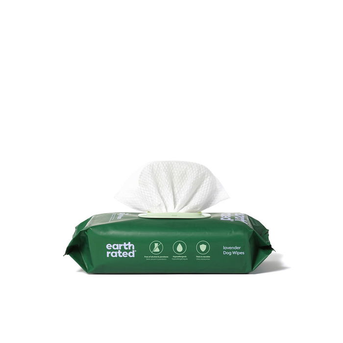 Earth Rated Toallitas Mascota Bio #lavanda 100 u Earth Rated Toallitas Mascota Bio #lavanda 100 u
