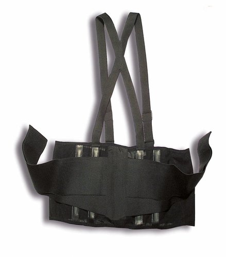 Safetop Faja lumbar elástica con velcro y tirantes XL