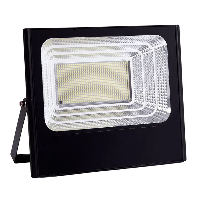 HO-SOLAR Proyector Solar LED 200W 3000K para Exterior con Panel Solar, Batería Integrada, Control Remoto y Modos Automáticos, Referencia HO-SOLARFL-200W-01-W
