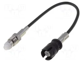 PER.PIC. Cable coaxial de 0,15m con conectores FME hembra y RAKU II hembra