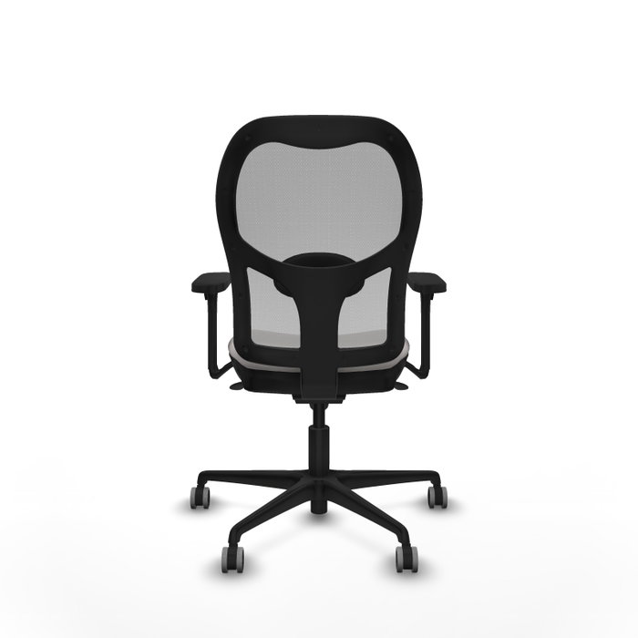 PIQUERAS Y CRESPO Silla de oficina Jorquera con mecanismo Sincro, Blanco y Gris PIQUERAS Y CRESPO Silla de oficina Jorquera con mecanismo Sincro, Blanco y Gris