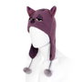 Forever Ninette Set Gorro y Guantes Original Aviador Carita de Gato Multicolor Sin Dedos