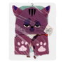 Forever Ninette Set Gorro y Guantes Original Aviador Carita de Gato Multicolor Sin Dedos