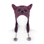 Forever Ninette Set Gorro y Guantes Original Aviador Carita de Gato Multicolor Sin Dedos