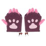 Forever Ninette Set Gorro y Guantes Original Aviador Carita de Gato Multicolor Sin Dedos