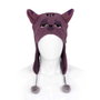 Forever Ninette Set Gorro y Guantes Original Aviador Carita de Gato Multicolor Sin Dedos