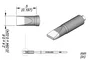 JBC TOOLS Punta de soldadura tipo destornillador 0,6x2,4mm