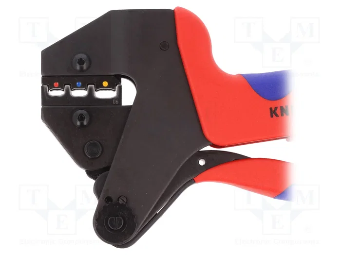 KNIPEX Crimpadora para terminales de cable y conectores aislados 0,5-6mm²