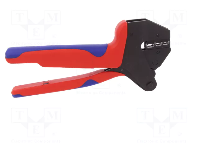 KNIPEX Crimpadora para terminales de cable y conectores aislados 0,5-6mm²