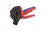 KNIPEX Crimpadora para terminales de cable y conectores aislados 0,5-6mm²