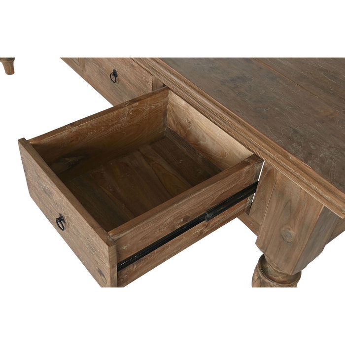 DKD Home Decor Consola Teca Reciclada 4 Cajones 80 x 78 x 220 cm