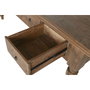 DKD Home Decor Consola Teca Reciclada 4 Cajones 80 x 78 x 220 cm