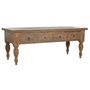 DKD Home Decor Consola Teca Reciclada 4 Cajones 80 x 78 x 220 cm