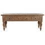 DKD Home Decor Consola Teca Reciclada 4 Cajones 80 x 78 x 220 cm