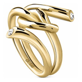 Guess Anillo Guess Knot Dorado Talla 54