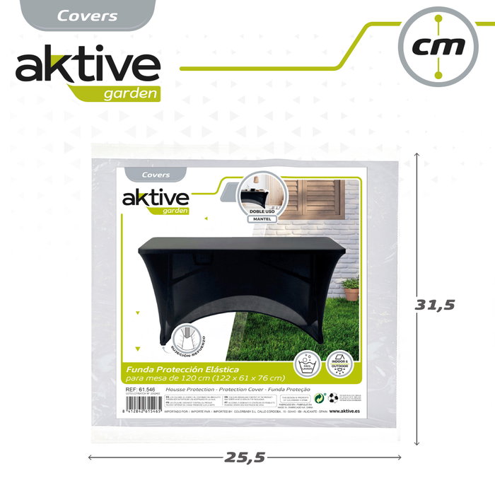 AKTIVE Funda Protectora para Mesa de Poliéster