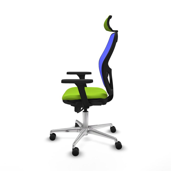 PIQUERAS Y CRESPO Silla de oficina Jorquera, Similpiel Pistacho y Malla Azul PIQUERAS Y CRESPO Silla de oficina Jorquera, Similpiel Pistacho y Malla Azul