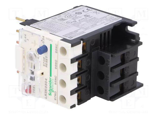 SCHNEIDER ELECTRIC Relé térmico TeSys K 0,36÷0,54A NO + NC SCHNEIDER ELECTRIC Relé térmico TeSys K 0,36÷0,54A NO + NC