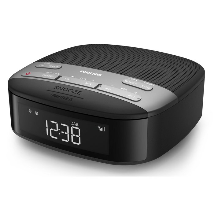 Philips TAR3505/12 Radiouhr Digital DAB/FM Negro y Gris
