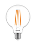 TOSHIBA Bombilla LED de filamento G95 E27 11W 2700K, luz cálida